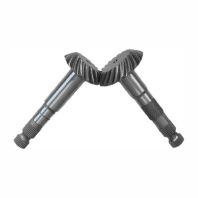 No 90 ° Ángulo del eje Espiral Bevel Gear Pinion Transmisión sesgada para el eje delantero y trasero