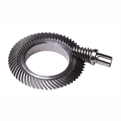 Conjunto de engranajes espirales de malla compleja y flexibles de transmisión de potencia de 90 grados