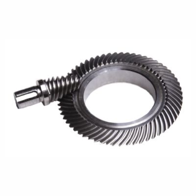 Conjunto de engranajes espirales de malla compleja y flexibles de transmisión de potencia de 90 grados