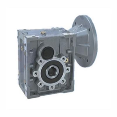 Reducción de velocidad de ángulo recto micro-hipóide Caja de engranajes de alto par motor eléctrico de eje hueco helicoidal