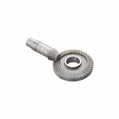 Polisher Espiral Helical Hypoid Bevel Gear Set Forjado Casting Crown Bevel Pinion para la máquina de pulido de borde