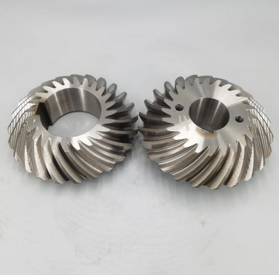 Gran módulo en espiral Bevel Gear de alta calidad Forjando Gran Rueda de la Corona Pinion Fabricante profesional