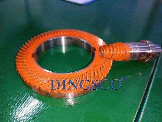 Conjunto de engranajes hipoides rueda de bisel y piñón para caja de engranajes de acuador rotativo hueco