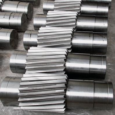 42CrMo Eje de engranaje Eje de engranaje industrial para piezas giratorias
